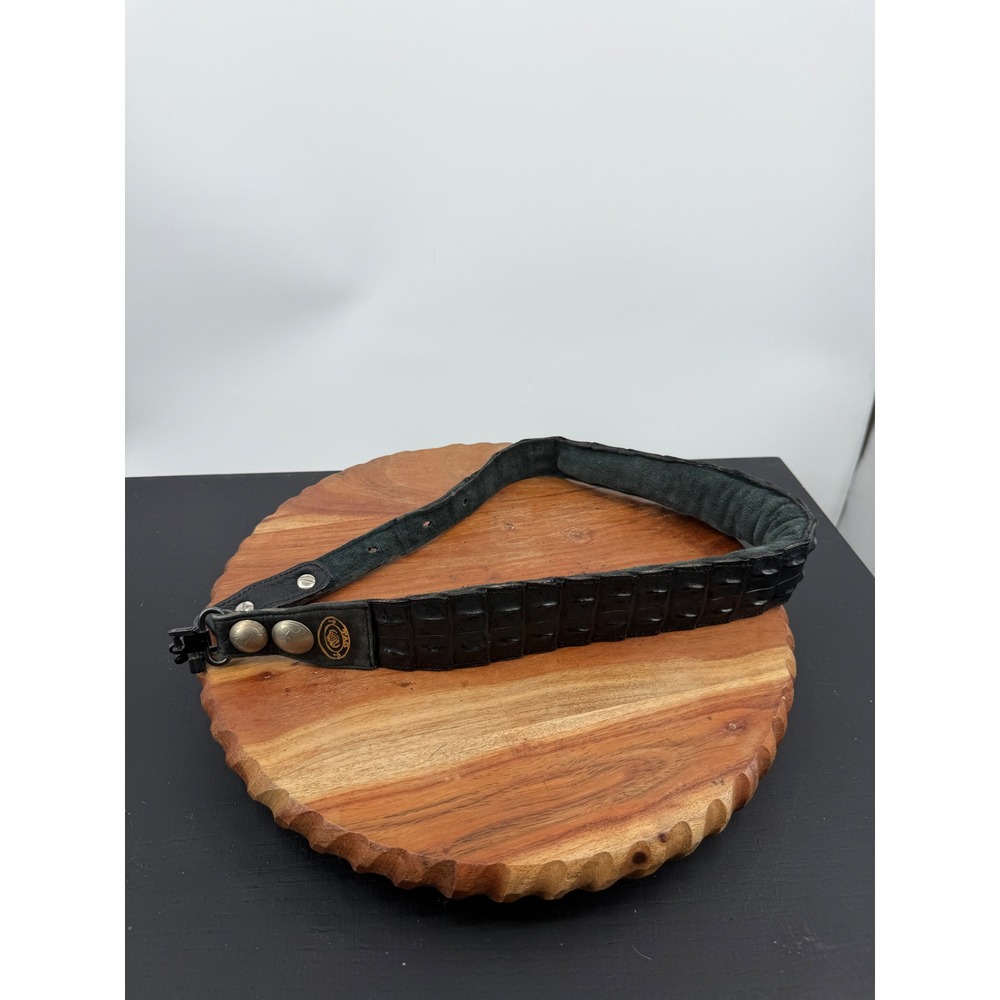 Uncle Mike Alligator Hornback Rifle Sling Unisex OS Black Buffalo Nickel accents